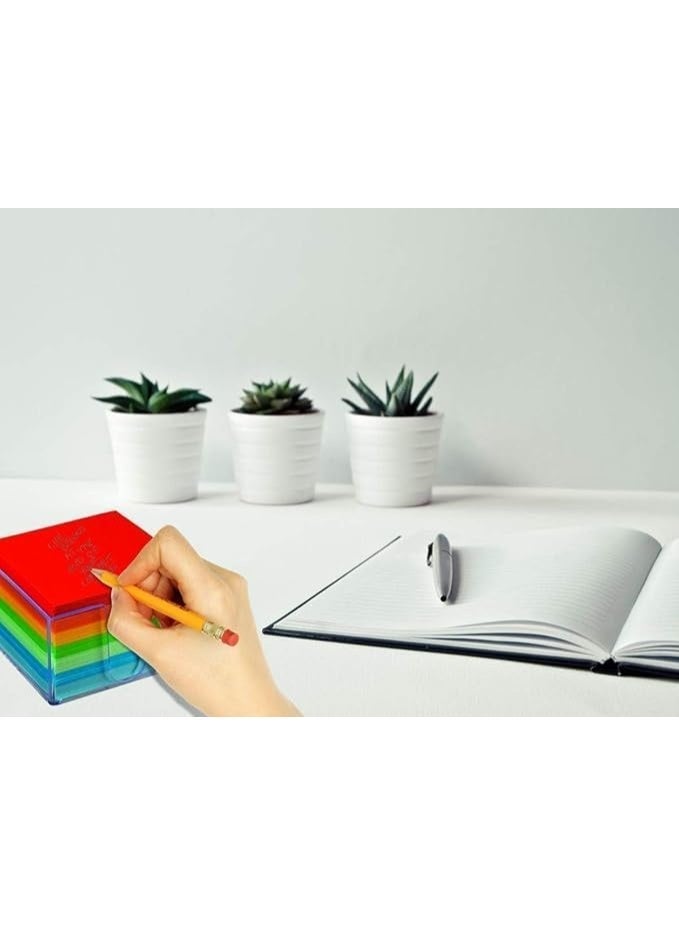 ملاحظات لاصقة 76 مم × 76 مم، 400 ورقة - وسادات لاصقة ذاتية اللصق، دفاتر ملاحظات لاصقة قوية للمكتب والمدرسة والمنزل وقوائم المهام - ملاحظات ورقية قابلة للكتابة للتخطيط والتذكير - Image 5